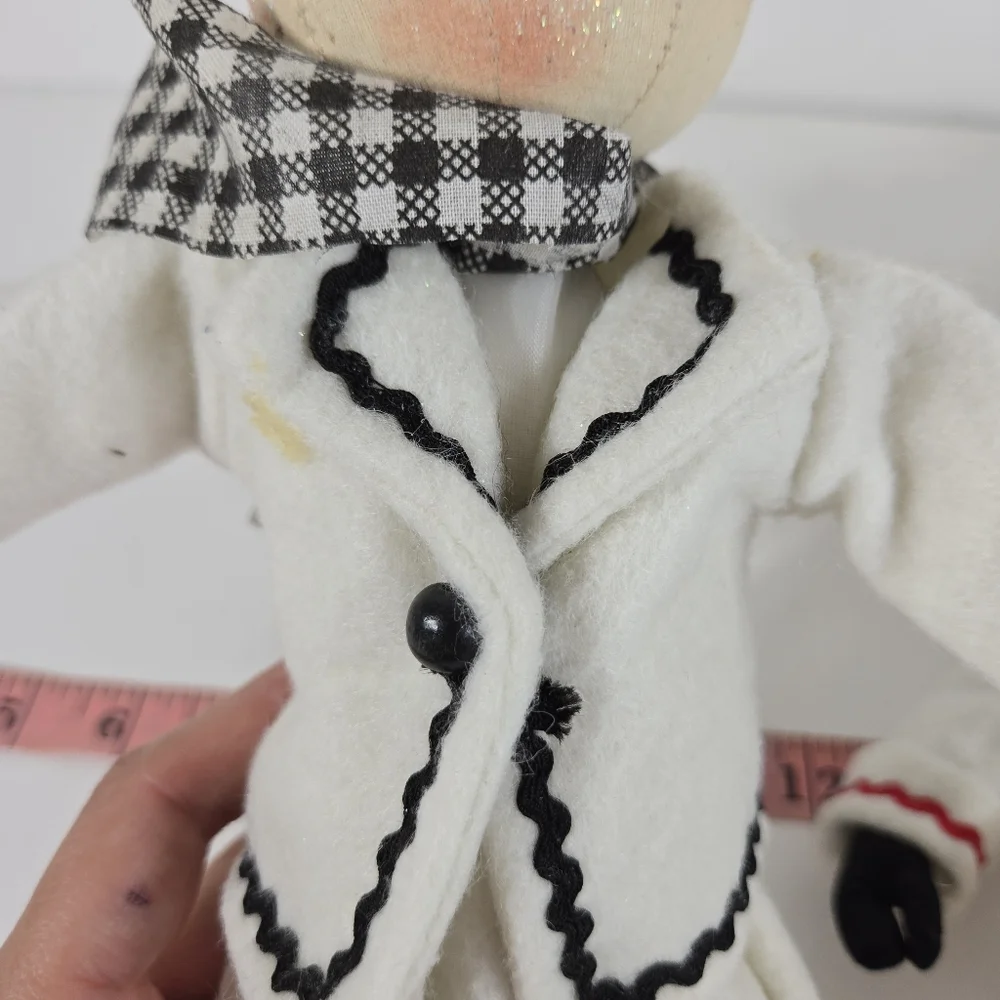Gathered Traditions Joe Spencer Haley Snow Girl Harvey‎ Folk Art Christmas Dolls